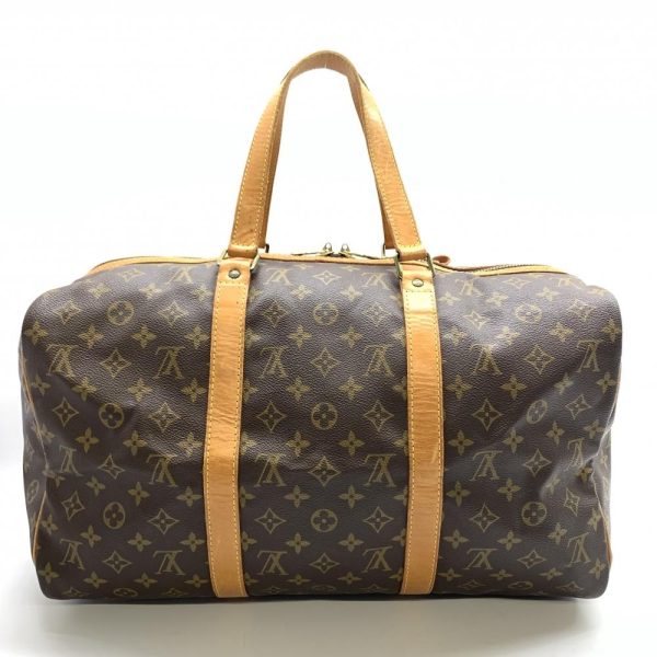 1240001036470 4 Louis Vuitton Saxouple 45 Boston Bag Monogram Brown