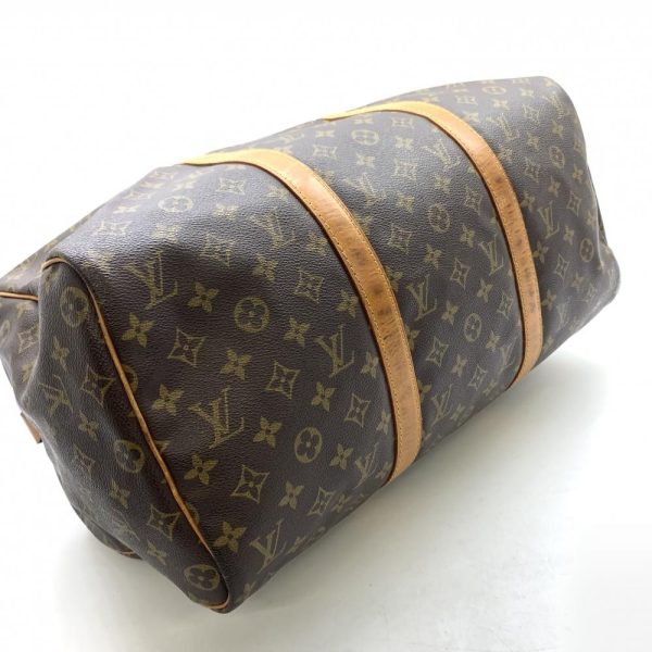 1240001036470 5 Louis Vuitton Saxouple 45 Boston Bag Monogram Brown