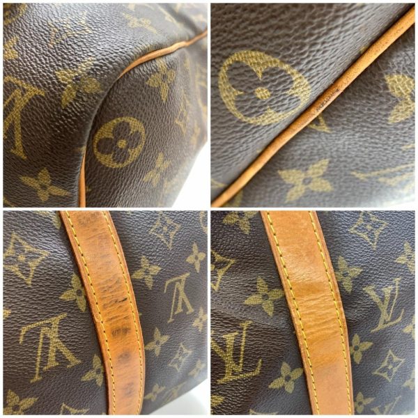 1240001036470 6 Louis Vuitton Saxouple 45 Boston Bag Monogram Brown