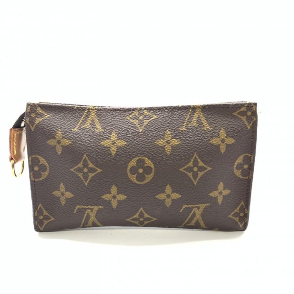 1240001036471 3 Louis Vuitton Petit Bucket Attached Pouch Monogram Brown