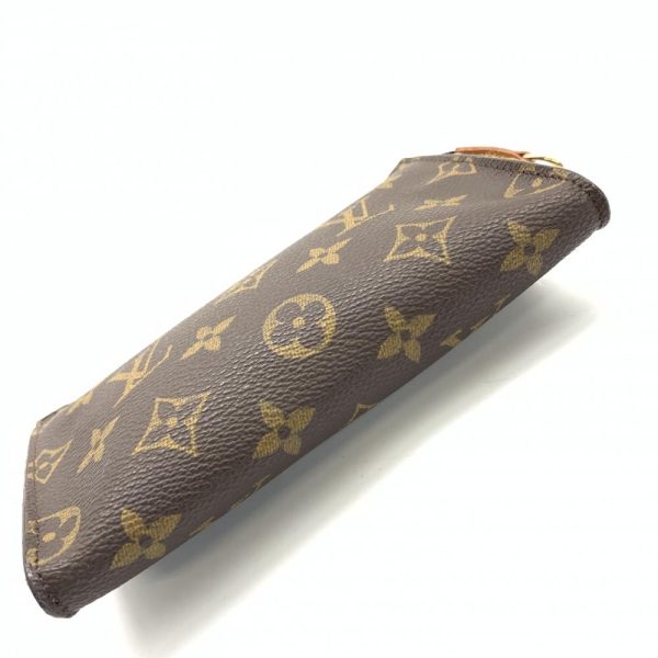 1240001036471 4 Louis Vuitton Petit Bucket Attached Pouch Monogram Brown