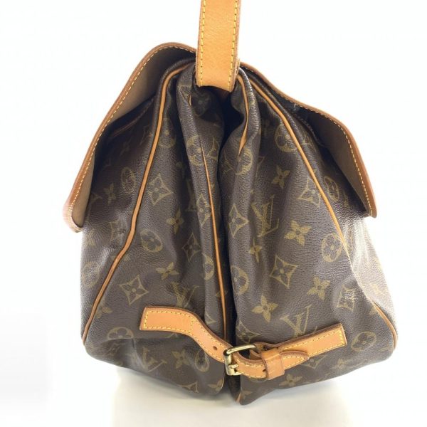 1240001036506 3 Louis Vuitton Saumur 45 Shoulder Bag Monogram Brown