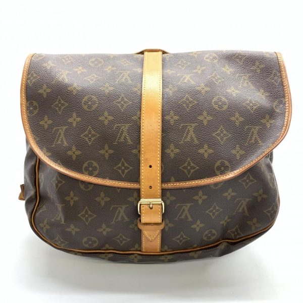 1240001036506 4 Louis Vuitton Saumur 45 Shoulder Bag Monogram Brown