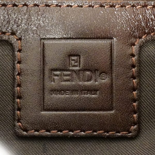 1240001036629 5 Fendi Zucca Mamma Bucket Nylon Shoulder Bag Brown