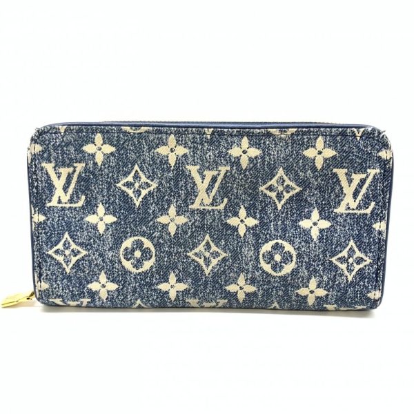 1240001036651 1 Louis Vuitton Zippy Wallet Monogram Denim Long Wallet