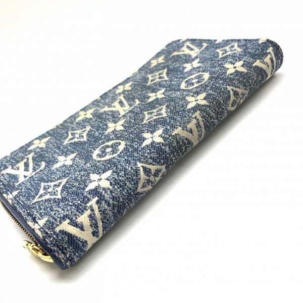 1240001036651 5 Louis Vuitton Zippy Wallet Monogram Denim Long Wallet