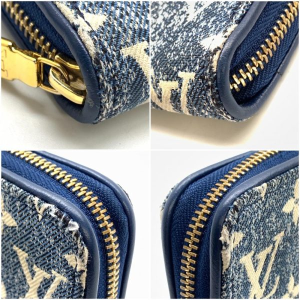 1240001036651 6 Louis Vuitton Zippy Wallet Monogram Denim Long Wallet