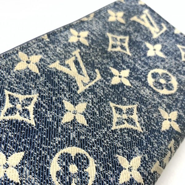 1240001036651 8 Louis Vuitton Zippy Wallet Monogram Denim Long Wallet