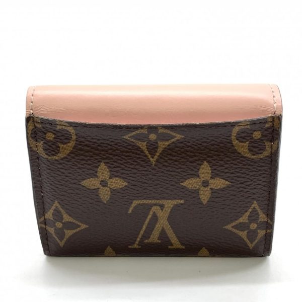 1240001036694 3 Louis Vuitton Portefeuille Zoe Trifold Wallet Monogram Brown Pink