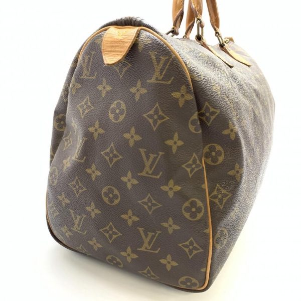 1240001037107 2 Louis Vuitton Speedy 40 Handbag Boston Bag Monogram Brown Beige