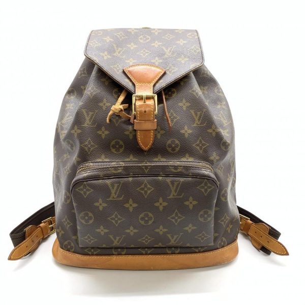 1240001037329 1 Louis Vuitton Monsouris GM Monogram Rucksack Backpack Brown