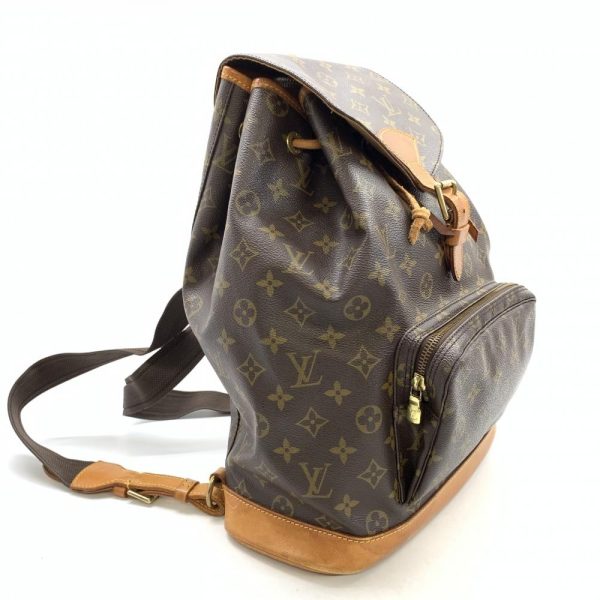 1240001037329 2 Louis Vuitton Monsouris GM Monogram Rucksack Backpack Brown