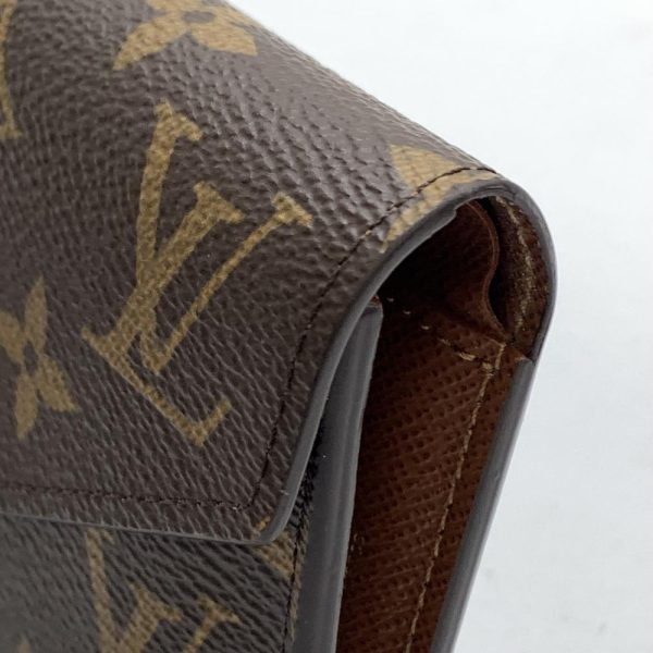 1240001037378 6 Louis Vuitton Portefeuille Victorine Monogram Trifold Wallet Brown