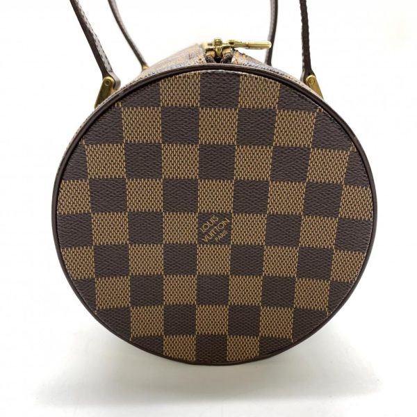 1240001037380 3 Louis Vuitton Papillon Damier Cylindrical Handbag Brown