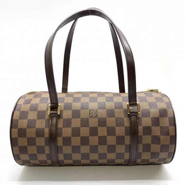 1240001037380 4 Louis Vuitton Papillon Damier Cylindrical Handbag Brown