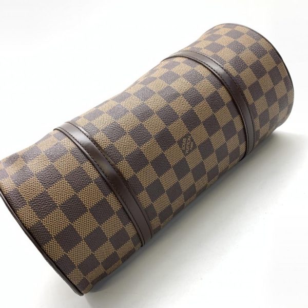 1240001037380 5 Louis Vuitton Papillon Damier Cylindrical Handbag Brown