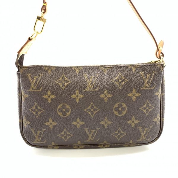 1240001037382 4 Louis Vuitton Pochette Accessory Monogram Accessory Pouch Brown