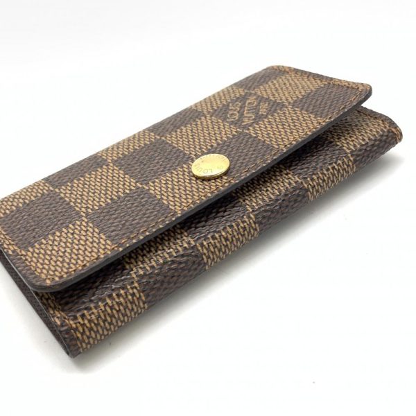 1240001037574 4 Louis Vuitton Multicle 4 Key Case Damier Key Brown