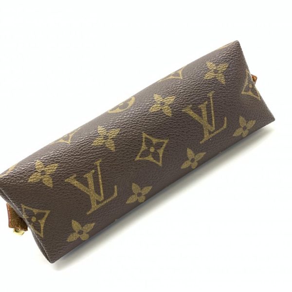 1240001037576 4 Louis Vuitton Monogram Posh Cosmetic Pouch Brown Gold