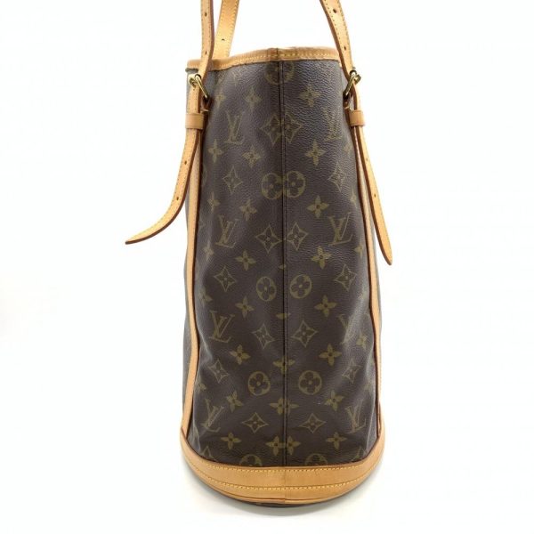 1240001037684 2 Louis Vuitton Bucket GM Monogram Shoulder Bag No Pouch