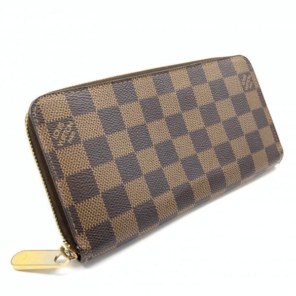 1240001037744 2 Louis Vuitton Zippy Wallet Long Wallet Damier Brown