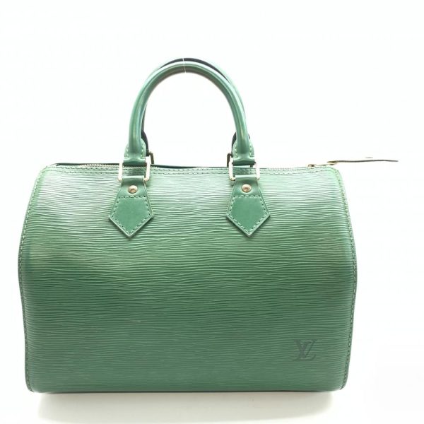 1240001037789 1 Louis Vuitton Speedy 25 Epi Borneo Green Handbag