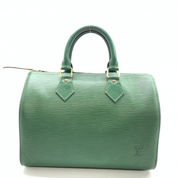 1240001037789 3 Louis Vuitton Speedy 25 Epi Borneo Green Handbag