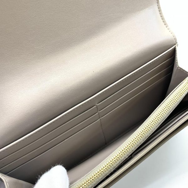 1240001037899 9 Celine Large Flap Wallet Bifold Pebble Greige