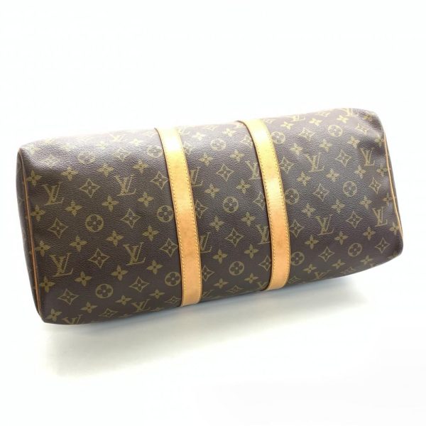 1240001037999 4 Louis Vuitton Keypole 45 Boston Bag Monogram Brown