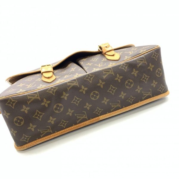 1240001038033 4 Louis Vuitton Gibessière GM Shoulder Bag Crossbody Monogram Brown