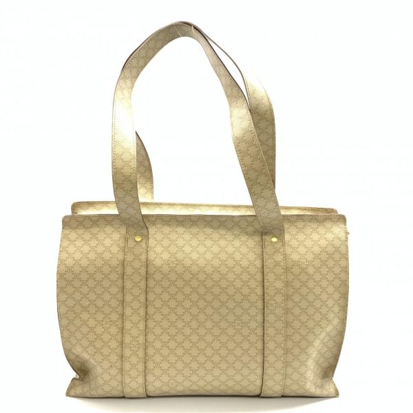 1240001038046 3 Celine Tote Bag Shoulder Triomphe Pattern Beige Brown