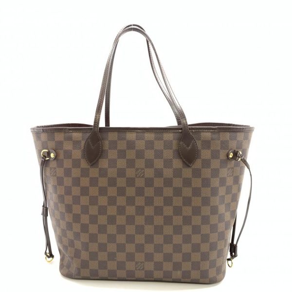 1240001038054 3 Louis Vuitton Neverfull MM Tote Bag Damier Brown