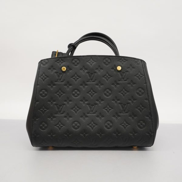 1240001039090 7 Louis Vuitton Montaigne Bag MM Monogram Noir