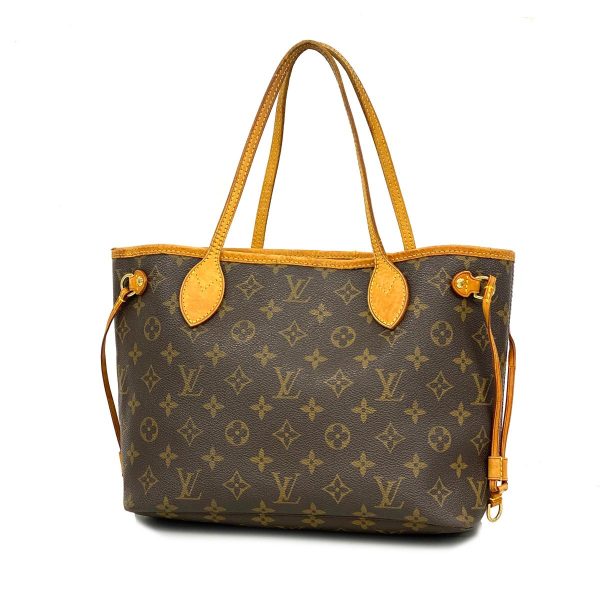 1240001039276 1 Louis Vuitton Neverfull Bag PM Monogram Brown