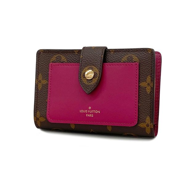 1240001039279 1 Louis Vuitton Portefeuil Juliette Wallet Monogram Fuchsia