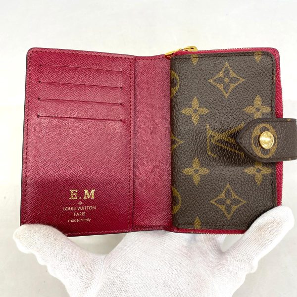 1240001039279 4 Louis Vuitton Portefeuil Juliette Wallet Monogram Fuchsia