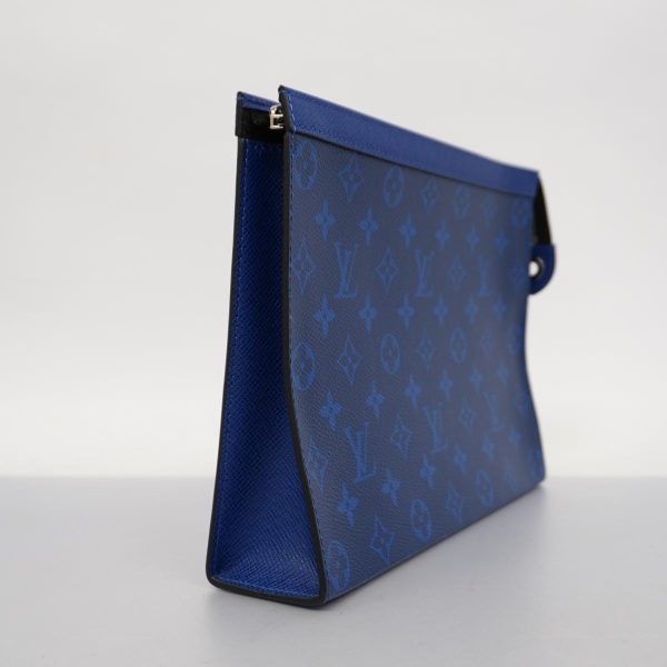 1240001039306 2 Louis Vuitton Tigarama Pochette Voyage Clutch Blue