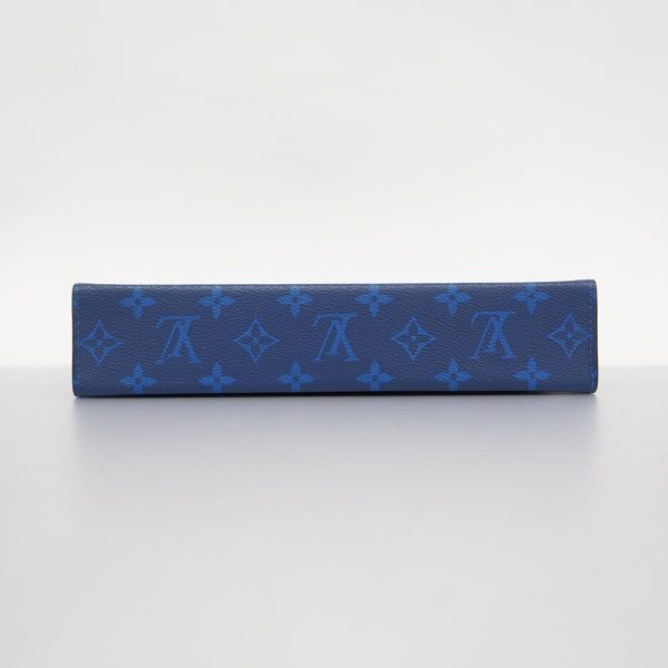 1240001039306 3 Louis Vuitton Tigarama Pochette Voyage Clutch Blue