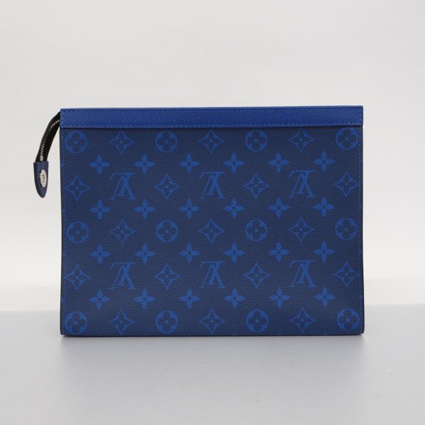 1240001039306 9 Louis Vuitton Tigarama Pochette Voyage Clutch Blue