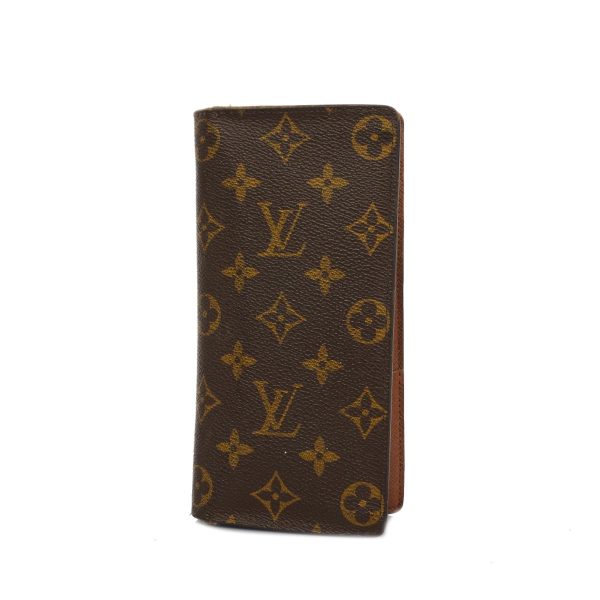 1240001039323 1 Louis Vuitton Portefeuille Brother Long Wallet Monogram Brown Old Model