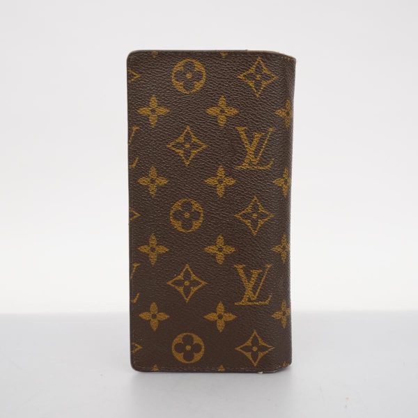 1240001039323 10 Louis Vuitton Portefeuille Brother Long Wallet Monogram Brown Old Model