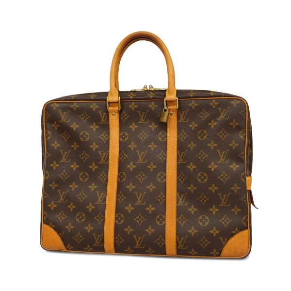 1240001039329 1 Louis Vuitton Porte de Cumin Voyage Business Bag Monogram Brown