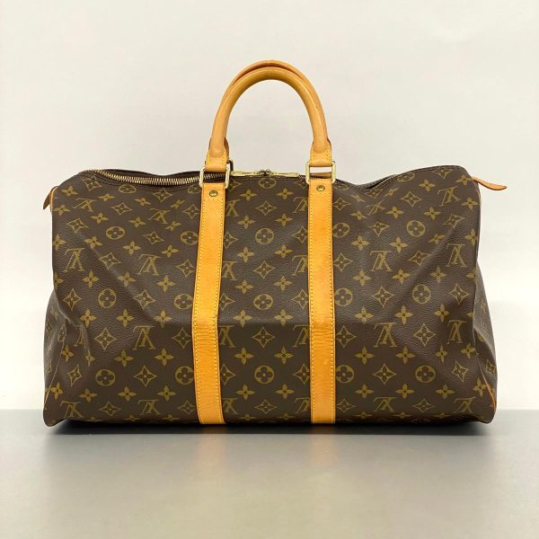 1240001039336 10 Louis Vuitton Keepall Boston Bag Monogram Brown