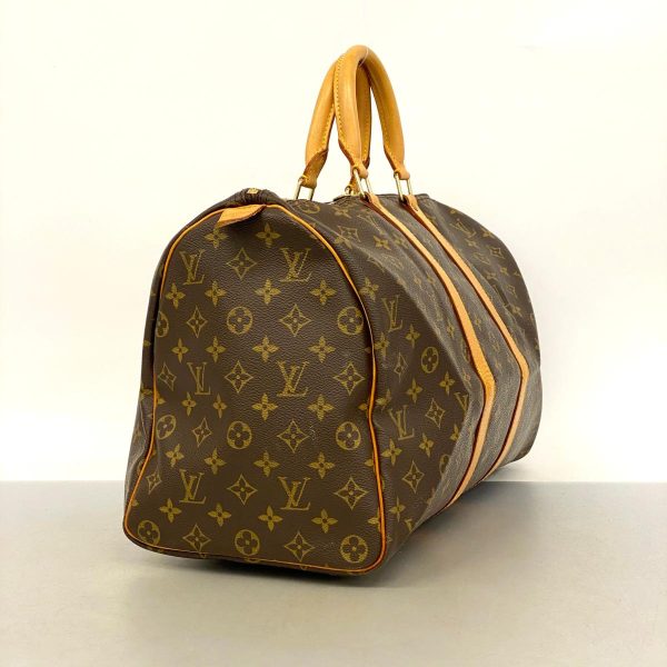 1240001039336 2 Louis Vuitton Keepall Boston Bag Monogram Brown