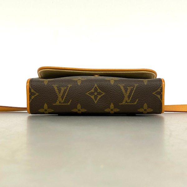 1240001039395 3 Louis Vuitton Pochette Florentine Waist Bag Monogram Brown