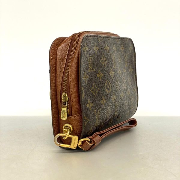 1240001039398 2 Louis Vuitton Orsay Clutch Bag Monogram Brown