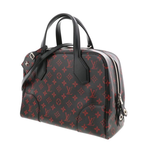 1240002014463 2 Louis Vuitton Dora Soft MM Boston Bag Monogram Rouge