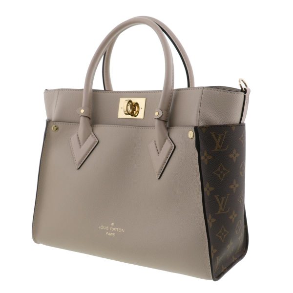 1240002014629 2 Louis Vuitton On My Side MM Handbag Monogram Greige