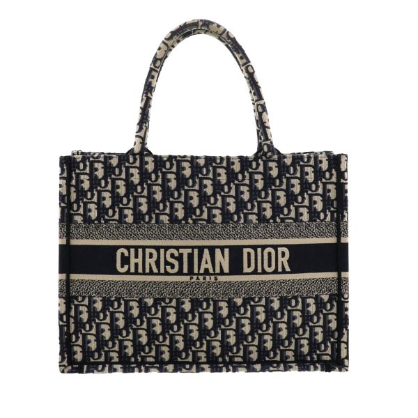 1240002015611 1 Dior Book Tote Small Bag Navy