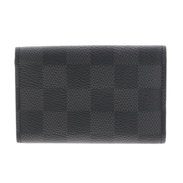 1240002021213 3 Louis Vuitton Multicle 6 Key Case Damier Graphite Black